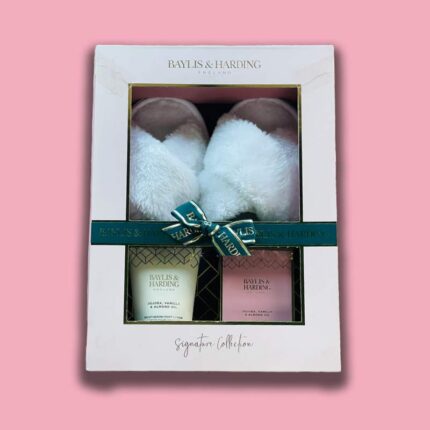 B&H Jojoba, Vanilla and Almond Oil Slippers Set